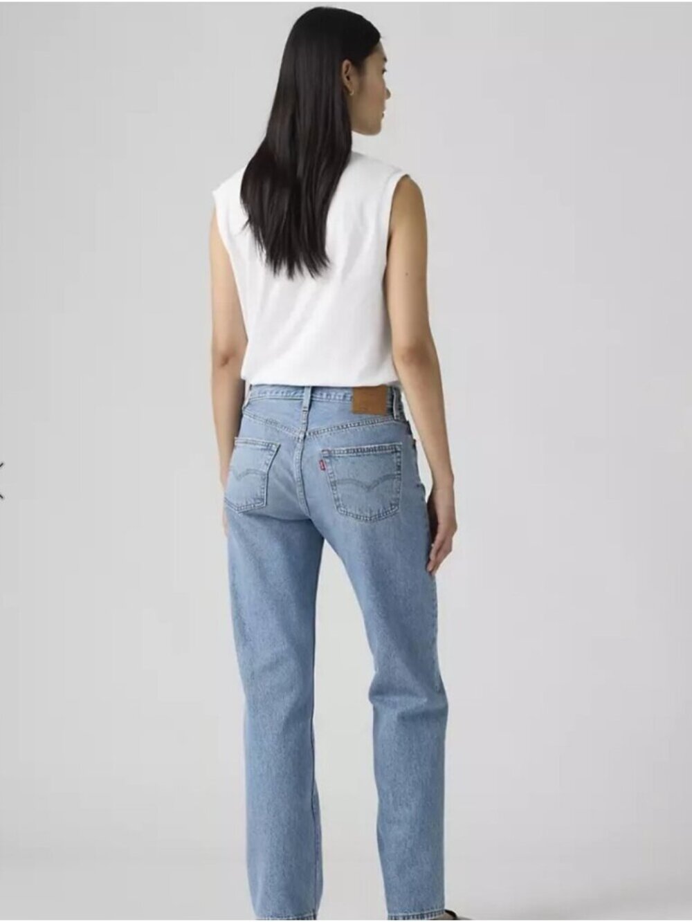 Levi's 501 90s Light Blue Straight-Leg Jeans - Picture 6 of 14